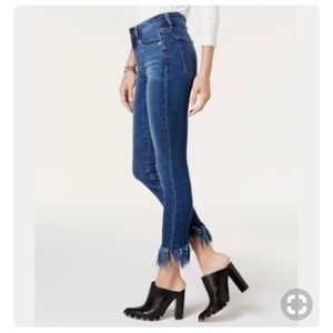 Blank NYC fringe denim pants